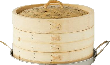 かごや 竹 中華せいろ 24cm 鍋セット